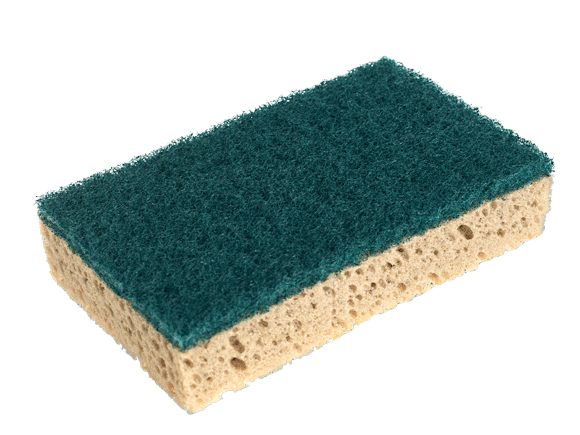 Vileda Professional Glitzi ‘strong’ viscose, geel-groen — 8,5 x 13,5 cm · Pak (10 stuks)